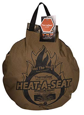 NEP Outdoor Heat-a-seat isoliert Jagd Sitzkissen/Kissen, Unisex, Invision Camo/Black
