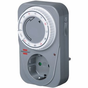 Brennenstuhl 6 x Mechanischer Countdown Timer MC 120 Silber