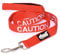 CAUTION (Do Not Approach) Red Colour Coded 60cm 1.2m 1.8m Luxury Neoprene Padded Handle Dog Leads PREVENTS Accidents By Warning Others Of Your Dog In Advance (1.2m)