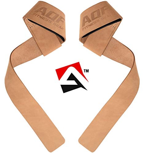 AQF Weight Lifting Straps for Gym, Training Wrist Support Straps Bodybuilding Powerlifting Fitness Webbing Bar Grips