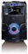 Lenco PA-Anlage PMX-250 Mobile Anlage mit Akku, DJ-Mixer, Licht-Effekten, Bluetooth, USB, Gitarren-Anschluss, Mikrofon