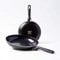 GreenPan Memphis Healthy Ceramic Non-Stick 24 cm and 28 cm Frying Pan Set, PFAS Free,Induction, Oven Safe, Black