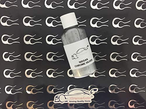 Xtremeauto CHROME SILVER ALLOY WHEEL PAINT TOUCH UP REPAIR KIT 30ML SCRATCH CHIP CURB BRUSH (TOUCH UP)
