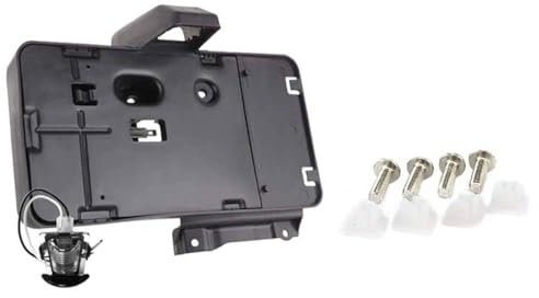 Black Rear License Plate Holder with Lamp for 2007-2016 Wrangler JK License Plate Tag Frames Brackets Accessories