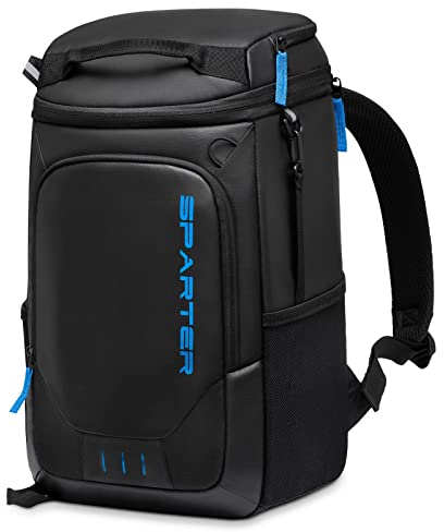 SPARTER Mochila enfriadora aislada a prueba de fugas, 30 latas, 2 compartimentos aislados, bolsa térmica, portátil, ligera, para playa, viajes, camping, almuerzo, para hombres y mujeres