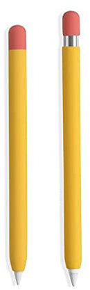 doodroo - Skin per Apple Pencil, Custodia/Cover Protettiva Arancione Original, Compatibile con Apple Pencil 1a e 2a Generazione