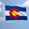 Flagge Colorado aus Stoff, Maße 100 x 150 cm