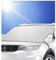 URAQT Coche Protector Parabrisas Hielo, Parasol para Ventana Delantera de Coche, Protector Universal de Cristal para Parabrisas Delantero con Protector de Espejo Retrovisor