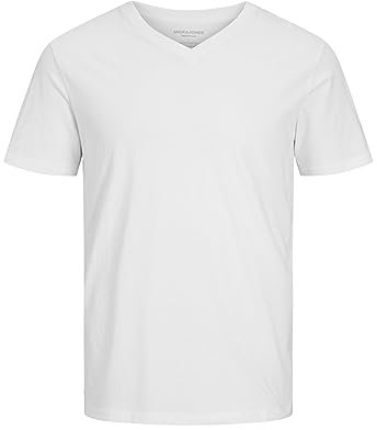 JACK & JONES Camisa Organic Basic SS con cuello en V para hombreXXL