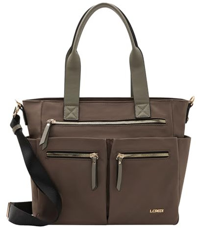 L.CREDI Odeta Shopper Khaki