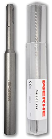 WERHE ® 10,5x14x160 Professional Erdnageleintreiber Jack Hammer Picket Pfosten Driver Treiber SDS Plus