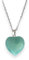 ASTER ALHELÍ - Collana Donna di Pietre Semipreziose a Forma di Cuore - Gioielli Donna Ciondolo Amuleto con Catena in Acciaio Inossidabile - Ideale da Regalare (Avventurina Verde)
