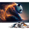 Puzzles für Erwachsene 1000 Teile Tier-Panda-Puzzle für Erwachsene Holzpuzzle schwierig und herausfordernd (Größe 50 x 75 cm)