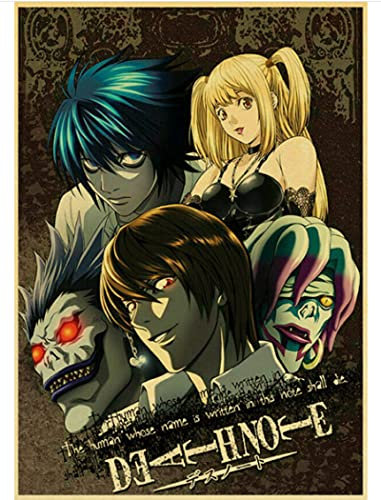 ANSNOW Holzpuzzle 1000 Stück Anime Death Note Poster Erwachsener Kinder Spielzeug Dekompression Spiel