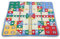 Jauarta Weicher Fliegender Schachteppich, Kinder-Krabbelkissen, Eltern-Kind-Interaktionsspieldecke (90 * 90cm große Schachfiguren aus Kunststoff)