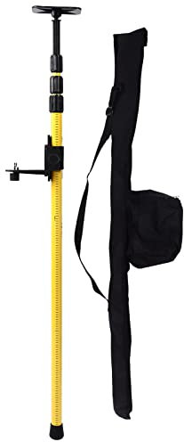 Varilla Telescópica de Nivel Láser de 2,8 M - Soporte Ajustable para Láseres Rotativos y de Línea