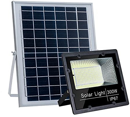Générique Projecteurs solaires avec télécommande, projecteurs à énergie Solaire étanches à LED pour Chantier de Construction, Camping, Cour (Taille : 200 W, Couleur : projecteur Solaire)