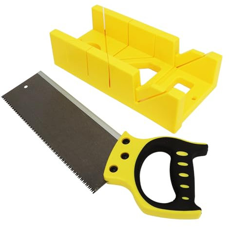 Saw Storage Box, Hand Mitre Saw Multi Angle Slots for Home Decoration Projects