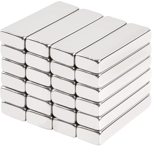 16 Stück Magnete Stark Groß, 30X10X5mm Neodym Magnete Starker Magnete Stark Magneten für Magnettafel Küchenschrank Rechteckige Büro Whiteboard Magnet Magnetplatten