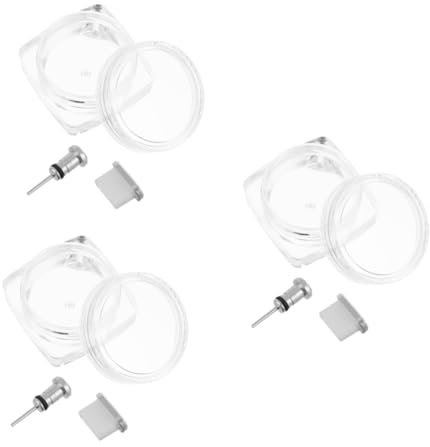 OSALADI 6stücke Wiederverwendbare Handy-ladebuchsen-schutzkappen Praktische Staubschutzkappen Für Smartphones Mit Klinkenstecker Silber