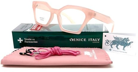 New Model Occhiali da Lettura donna ESCLUSIVO Vintage ultima moda NAOMI, Visione Chiara (Rosa, +3.00)
