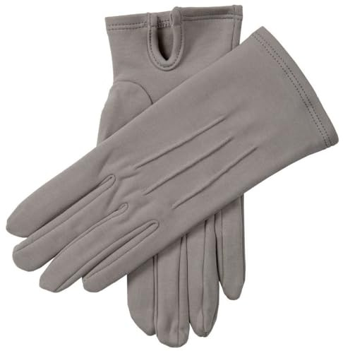 Dents Mens Maidstone Cotton Blend Gloves - Grey
