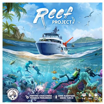 Board And Dice | Reef Project | Board Game | Ages 14+ | 1-4 Players | 60-90 Minutes Playing Time