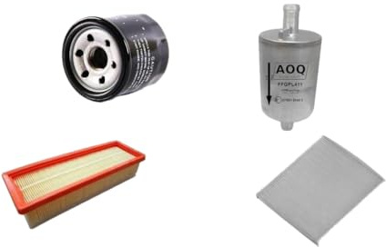 AOQ - KIT 4 FILTRI TAGLIANDO COMPATIBILE CON FT 500 (312) 1.2 BENZ/GPL (DAL 10/2011) FT.Panda III (312) 1.2 GPL 51 kw - L.YPSILON III LPG, INCLUSO FILTRO GPL