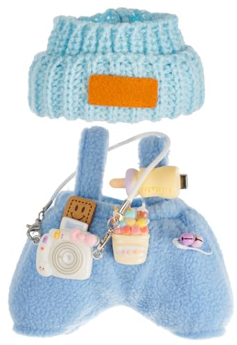 17cm Doll Clothes, Clothes Set for 17cm Dolls, Doll Clothes Suitable for Dolls Accessories (NO Doll) (Blue)