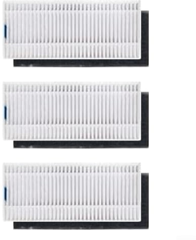 Lot de 3 filtres haute performance pour aspirateur robot ZACO A10 Pro