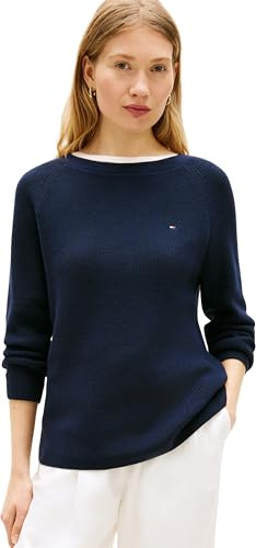 Tommy Hilfiger CO Cardi FINE GG LS Boat-NK SWT