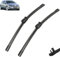 Juego de escobillas limpiaparabrisas para Opel Astra H 2004-2009 Parabrisas De Coche Escobillas Limpiaparabrisas Cepillo de Lluvia