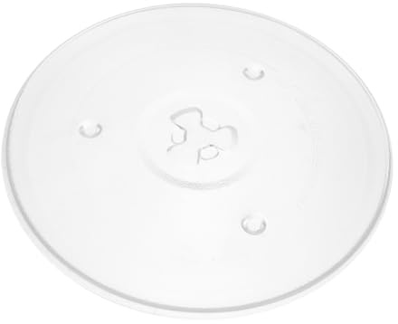 QUMIIRITY Mikrowellen glas drehteller Hitzebeständig Ersatz teller aus Robustem Glas für Mikrowellenherde Kompatibel Einfache Reinigung Langlebig