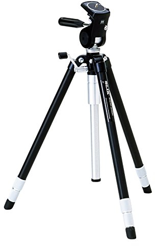 SLIK Master Classic Tripod with 2-Way, Pan-and-Tilt Head, for Mirrorless/DSLR Sony Nikon Canon Fuji Cameras and More - Black (616-725)