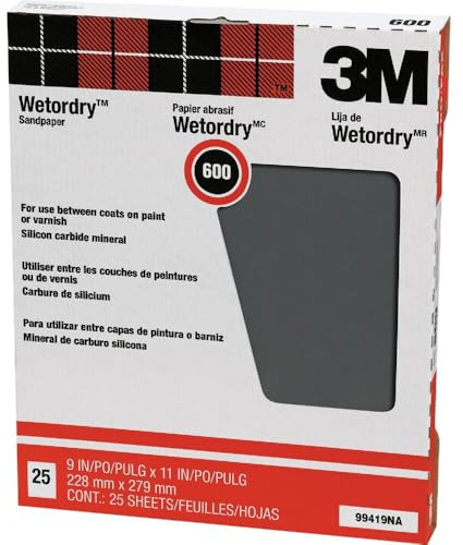 3M 88619NA 99419 Sand Paper, 9 x 11