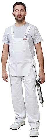 ProDec 100% Cotton Drill, Multi-Pocket Decorator's Bib and Brace X Large
