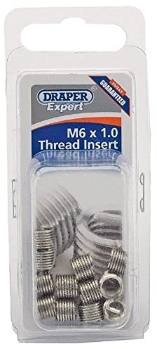 Draper Metric Thread Insert Refill, M6 x 1.0 (Pack of 12) 21708