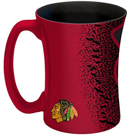 NHL Chicago Blackhawks Mokka-Tasse, 400 ml, Rot