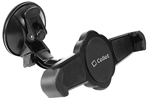 Cellet Parabrisas Soporte para Tablet con Ventosa Extra Grande (Capacidad para Tablets de hasta 9,7 cm de Ancho)