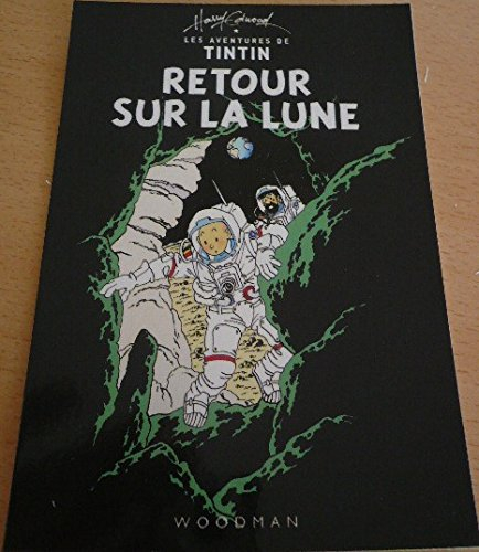 Unbekannt Tim und Struppi – Rückkehr auf die Mond – Pastiche – 10 x 15 cm Postkarte