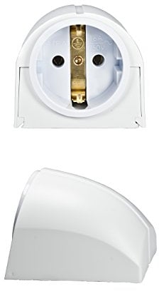 Aufputz Schuko Steckdose versteckt installation hinten Möbel