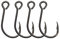 LikeFish 30 Stück/Pack Inline Single Haken Single Haken für Angeln Köder lockt 2/0 1/0 1 # 2 # 4 # 6 # 8 #, 1/0-30pcs