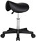 Yaheetech Sattelhocker Arbeitshocker Rollhocker Drehhocker Arzthocker Kosmetikhocker Praxishocker höhenverstellbar drehbar mit Sattelsitz