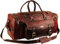 Herren Gym Sport Übernachtung Weekender Tasche Leder Reisetaschen Für Männer Vintage Leder Duffle Bag Frauen Carry On Travel Holdall Bag 24 Zoll, braun, 116