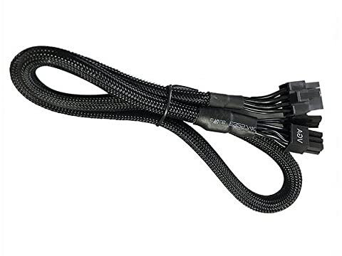 Zahara Câble d'alimentation PCIE VGA 8 Broches à 8 Broches Flexible pour EVGA 750 P2 G2 G3 Supernova 550-1300 G2 G3 G5 18AWG Cable pci Express 8 Broches( 8 PIN to 8 pin(6+2) )