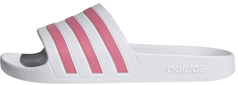 adidas Femme Adilette Aqua Slides, Cloud White / Rose Tone / Cloud White, 42 EU
