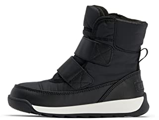 Sorel Kinder Unisex Winterstiefel, CHILDRENS WHITNEY II STRAP WP , Schwarz X Sea Salt , 21 EU
