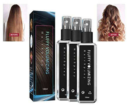 XIRUJNFD Fluffy Volumizing Hair Spray,100ML Volumizing Spray, Volumizing Hair Products Hair Spray for Fine Hair (3PCS)