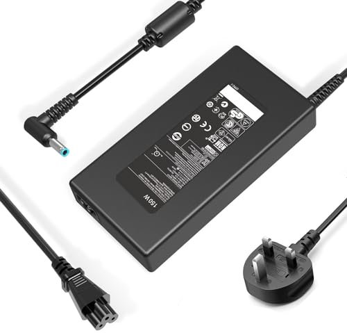 150W AC Charger for HP ZBook 15 15u 15v G3 G4 G5 G6 ZBook Studio 15 G3 G4 G5 G6 OMEN x by HP 15 17 Create G7 Victus 16 Fury 15 17 G7 G8 ADP-150XB B 917677-003 Laptop Power Adapter Cord