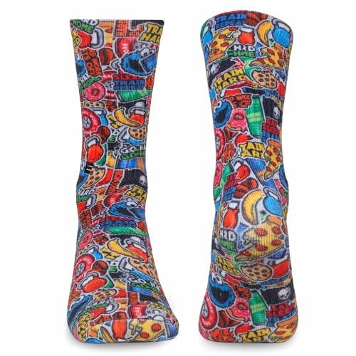 ELITEX TRAINING Calcetines Performance para CrossTraining, Fitness (L-XL, Cross)